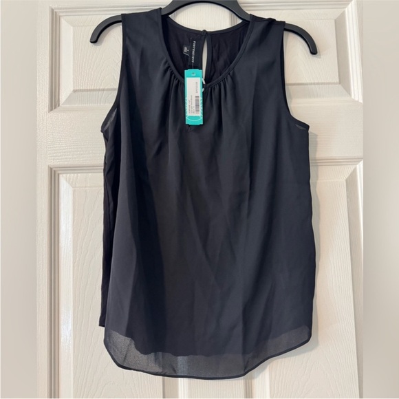 Sara split Neck Blouse - Black - S - Picture 2 of 6